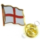 England / St.George Flag Lapel Pin Badge (Metal / Enamel)